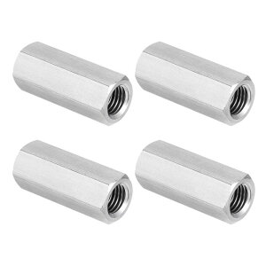 PATIKIL M10 x 1.25�s�b�` 304�X�e�����X�X�`�[�� �Z�p�J�b�v�����O�i�b�g 4�� 35mm / 1.4�C���` �������S�˂��t�����b�h�J�b�v�����O�i�b�g �X�^�b�h�R�l�N�^�t�@�X�i�[ �V���o�[�g�[��