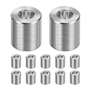 M METERXITY 12PCS M6 304�X�e�����X�X�`�[���X�y�[�T�[6mm ID x 14mm OD x 15mm l ���^���X�N�����[�X�^���h�I�t�u�b�V���O��s�@�d�グ���E���h�X�y�[�T�[304�X�e�����X�X�`�[���p�l�W�{���g�V���o�[