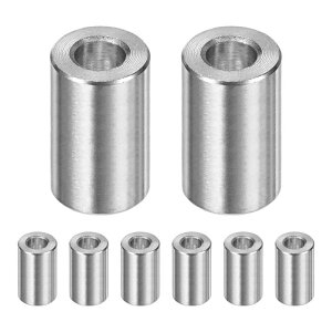 M METERXITY 8PCS M6 304�X�e�����X�X�`�[���X�y�[�T�[6mm ID x 12mm OD x 18mm l ���^���X�N�����[�X�^���h�I�t�u�b�V���O��s�@�d�グ���E���h�X�y�[�T�[304�X�e�����X�X�`�[���p�{���g�V���o�[