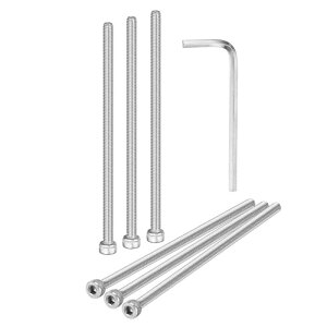 M METERXITY 6����M4 x 90mm �\�P�b�g�w�b�h�L���b�v�{���g�A304�X�e�����X�X�`�[���w�b�N�X�}�V���{���g�A�A�����\�P�b�g�h���C�u�X�N�����[�A�C��/DIY�p�̘Z�p�����`�t�����S�X���b�h�t�@�X