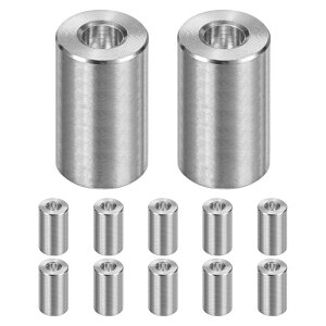 M METERXITY 12PCS M6 304�X�e�����X�X�`�[���X�y�[�T�[6mm ID x 14mm OD x 22mm l ���^���X�N�����[�X�^���h�I�t�u�b�V���O��s�@�d�グ���E���h�X�y�[�T�[304�X�e�����X�X�`�[���p�{���g�V���o�[