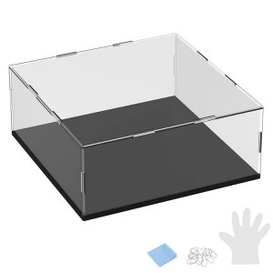 M METERXITY 1�p�b�N�̃A�N�����f�B�X�v���C�P�[�X 9.8x9.8x3.9�C���`/25x25x10cm�̃A�N�����N���A�f�B�X�v���C�P�[�X�{�b�N�X �R���N�V�����p�̍����ؐ��x�[�X�t�� �h�o�V���[�P�[�X[�� �N���A]