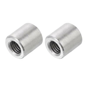 PATIKIL 2�� M12x1.75mm ���i�b�g ��20mm x ����20mm �J�b�v�����O�i�b�g 304�X�e�����X�|�� ���E���h�R�l�N�^�i�b�g �S�˂� �X�y�[�T�[ �X�^�b�h�R�l�N�^�t�@�X�i�[ �J���� �d�q�@�� �@�B �Ƌ� �ڑ� 