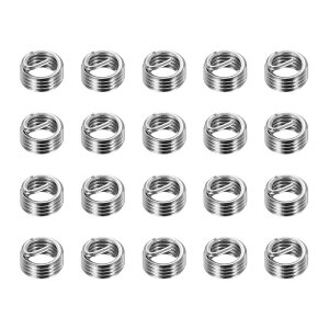 PATIKIL ���C���[�X���b�h�C���T�[�g M3x0.5 ���g���b�N 1D 3 mm20�� 304�X�e�����X�|������R�C�����C���[�X�N�����[�X���[�u�V�[�X�@�B���u�����ԏC���p