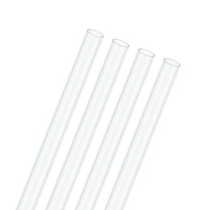 M METERXITY 4�p�b�N�̃N���A�v���X�`�b�N�`���[�u 5mm[0.2"] ID x 6mm[0.24"] OD ���Ռ������|���J�[�{�l�[�g�ۃp�C�v ����/�Ɩ�/������/�͌^�p �v���X�`�b�N�`���[�r���O [245mm/10IN]