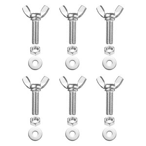 PATIKIL M8-1.25 x 25 mm �E�B���O�o�^�t���C�X�N�����[6�� 304�X�e�����X�X�`�[���E�B���O�i�b�g����у{���g�}�V���t�@�X�i�[�T���n���h�X�N�����[�d�q�@��DIY�c�[���p�V���o�[