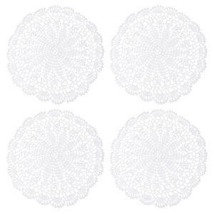 uxcell 4�� �Z�b�g �����j�҂� �h�C���[ 10�C���` �n���h���C�h ���E���h ���[�X �h�C���[ �X�^�[ �p�^�[�� �� �R�[�X�^�[ �E�F�f�B���O �p�[�e�B�[ ���� �p �z���C�g