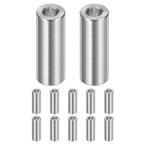 M METERXITY 12PCS M6 304�X�e�����X�X�`�[���X�y�[�T�[6mm ID x 12mm OD x 30mm l ���^���X�N�����[�X�^���h�I�t�u�b�V���O��s�@�d�グ���E���h�X�y�[�T�[304�X�e�����X�X�`�[���p�l�W�{���g�V���o�[