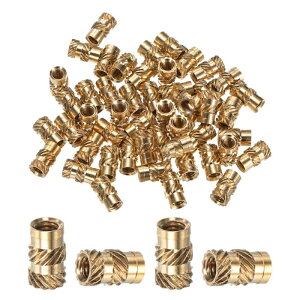 M METERXITY 50����̃l�W���݃C���T�[�g - M4 x 10mm L x 6mm OD�^�J�q�[�g�Z�b�g�C���T�[�g�i�b�g 3D�v�����g���i/�v���X�`�b�N���i/�~�j�`���A�d�q���i�p�������g���b�N�m�u�i�b�g