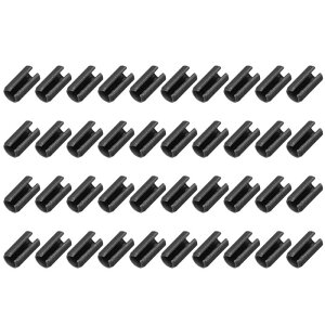 uxcell 60�̃X���b�g���蕪�����[���s�� 6/25�C���`(6mm) ���a 12/25�C���`(12mm) ���� 65Mn�|���X�v�����O�e���V�����g���_�E�G���A���S�ȌŒ�p�A��