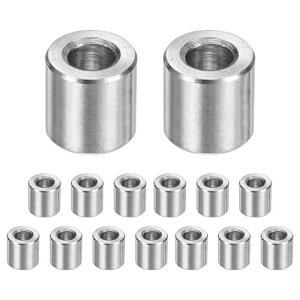 M METERXITY 15PCS M4 304�X�e�����X�X�`�[���X�y�[�T�[4mm ID x 8mm OD x 8mm l ���^���X�N�����[�X�^���h�I�t�u�b�V���O��s�@�d�グ���E���h�X�y�[�T�[304�X�e�����X�X�`�[���p�l�W�{���g�V���o�[