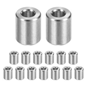 M METERXITY 15PCS M6 304�X�e�����X�X�`�[���X�y�[�T�[5mm ID x 10mm OD x 12mm l ���^���X�N�����[�X�^���h�I�t�u�b�V���O��s�@�d�グ���E���h�X�y�[�T�[304�X�e�����X�X�`�[���p�{���g�V���o�[