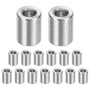 M METERXITY 15PCS M4 304�X�e�����X�X�`�[���X�y�[�T�[4mm ID x 8mm OD x 10mm l ���^���X�N�����[�X�^���h�I�t�u�b�V���O��s�@�d�グ���E���h�X�y�[�T�[304�X�e�����X�X�`�[���p�l�W�{���g�V���o�[