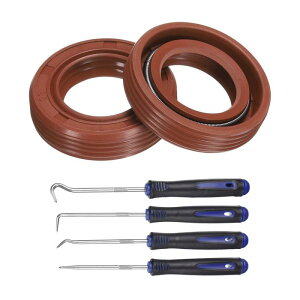 uxcell 2�̃I�C���V�[���A17x28x7mm TC�t�b�f�S���_�u�����b�v�J�o�[�A�t�b�N�L�b�g����уX�v�����O�A�@�B�����Ԏ��p�A���F