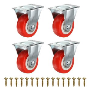 PATIKIL 2�C���`�Œ�L���X�^�[�z�C�[��PVC�x�A�����O�Ȃ����^���]�L���X�^�[�z�C�[���Ƌ�����o�����[�{�b�N�XDIY�v���W�F�N�g�p - 4�i�ԁj