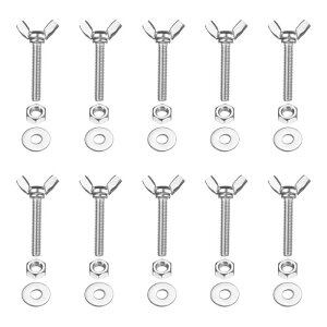 PATIKIL M6-1 x 35 mm �E�B���O�o�^�t���C�X�N�����[10��304�X�e�����X�X�`�[���E�B���O�i�b�g����у{���g�}�V���t�@�X�i�[�T���n���h�X�N�����[�d�q�@��DIY�c�[���p�V���o�[