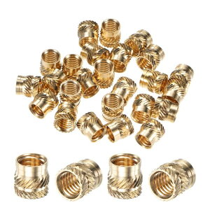 M METERXITY 20�p�b�N�̃l�W���݃C���T�[�g M8 x 10mm x 10mm�^�J�������m�u���g���b�N�i�b�g �v���X�`�b�N/DIY 3D�v�����g�R���|�[�l���g�p�̐^�J�q�[�g�Z�b�g�C���T�[�g���ߍ��݃i�b�g