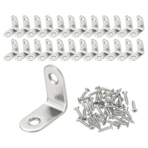 PATIKIL 40�� ����L���^�u ���P�b�g 30mm x 30mm�i1.2"x1.2"�j90�xL�u ���P�b�g�R�[�i�[�u���[�X �ؐ��I�Ƌ�p�X�e�����X�X�`�[�� �E�p�}�E���g �l�W�t��