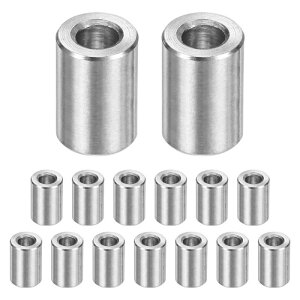 M METERXITY 15PCS M4 304�X�e�����X�X�`�[���X�y�[�T�[4mm ID x 8mm OD x 11mm l ���^���X�N�����[�X�^���h�I�t�u�b�V���O��s�@�d�グ���E���h�X�y�[�T�[304�X�e�����X�X�`�[���p�l�W�{���g�V���o�[