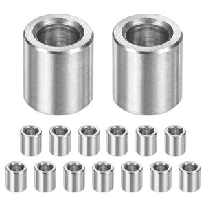 M METERXITY 15PCS M6 304�X�e�����X�X�`�[���X�y�[�T�[6mm ID x 10mm OD x 11mm l ���^���X�N�����[�X�^���h�I�t�u�b�V���O��s�@�d�グ���E���h�X�y�[�T�[304�X�e�����X�X�`�[���p�{���g�V���o�[