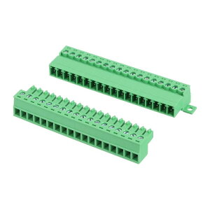 uxcell �X�N�����[�^�[�~�i���u���b�N�R�l�N�^�[18�s��3.81mm�v���b�K�u���d�q���i�d�q300V 8A�\�P�b�g�p�l����H��}�E���g
