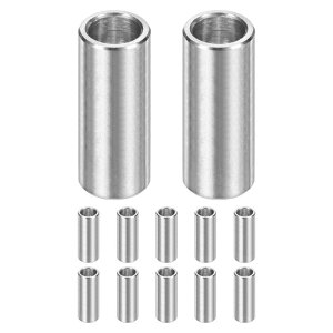 M METERXITY 12PCS M7 304�X�e�����X�X�`�[���X�y�[�T�[7mm ID x 10mm OD x 25mm l ���^���X�N�����[�X�^���h�I�t�u�b�V���O��s�@�d�グ���E���h�X�y�[�T�[304�X�e�����X�X�`�[���p�l�W�{���g�V���o�[