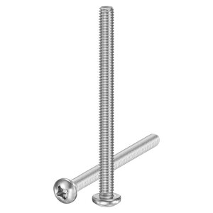 M METERXITY 2-Pack 5/16-18x4 �p���w�b�h�}�V���X�N�����[ 304�X�e�����X�| �v���X�h���C�u�p���w�b�h�X�N�����[ �N���X�w�b�h ���S�ɂ˂����܂ꂽ�{���g �d�q�@��/�Ƌ�p �V���o�[