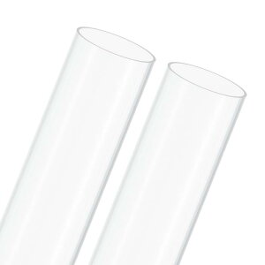 M METERXITY 2�p�b�N�̃N���A�v���X�`�b�N�`���[�u 59mm[2.32"] ID x 63 mm[2.48"] OD ���Ռ������|���J�[�{�l�[�g���E���h�p�C�v ������/�Ɩ�/������/�͌^�p �v���X�`�b�N�`���[�r���O [245mm/10IN]