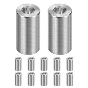 M METERXITY 12PCS M6 304�X�e�����X�X�`�[���X�y�[�T�[6mm ID x 14mm OD x 25mm l ���^���X�N�����[�X�^���h�I�t�u�b�V���O��s�@�d�グ���E���h�X�y�[�T�[304�X�e�����X�X�`�[���p�{���g�V���o�[