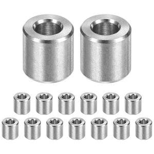 M METERXITY 15PCS M6 304�X�e�����X�X�`�[���X�y�[�T�[5mm ID x 10mm OD x 10mm l ���^���X�N�����[�X�^���h�I�t�u�b�V���O��s�@�d�グ���E���h�X�y�[�T�[304�X�e�����X�X�`�[���p�l�W�{���g�V���o�[