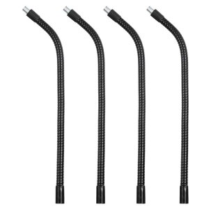 PATIKIL 11.8 �O�[�X�l�b�N 4�� 3/8-16 ���X����I�X�� �X���b�h ���^�� ���j�o�[�T�� �z�[�X �t ���L�V�u�� �A�[�� �O�[�X�l�b�N �`���[�u �G�N�X�e���V���� �z���_�[ �A�N�V�����J���� �g�ѓd�b 