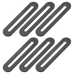 M METERXITY 6�p�b�N�̒P��X���b�g�t�������\�ȕ������f�B���O�v���[�g�T�|�[�g �ؐ��Ƌ�/�؍�PC�P�[�X�z���_�[�p��3.54x0.75�C���`�X�g���[�g���y�A�t�B�L�V���O�T�|�[�g�R�l�N�^[��]