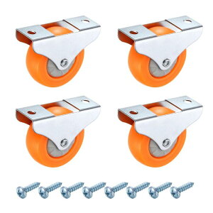 PATIKIL 2�C���`�Œ�L���X�^�[�z�C�[�� �Ƌ�����o�����[��DIY�v���W�F�N�g�p ���^���g�b�v�v���[�g�t���i�C�����{�[���x�A�����O���^���]�L���X�^�[�z�C�[��-4�i�I�����W�j