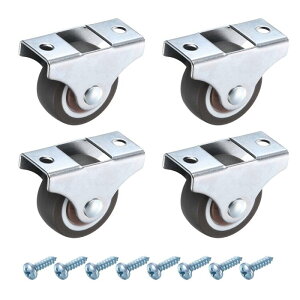 PATIKIL 1.3�C���`�Œ�L���X�^�[�z�C�[�� TPR�{�[���x�A�����O���^���]�L���X�^�[�z�C�[�� �Ƌ�����o�����[�{�b�N�XDIY�v���W�F�N�g�p���^���g�b�v�v���[�g�t��-4�i���F�j