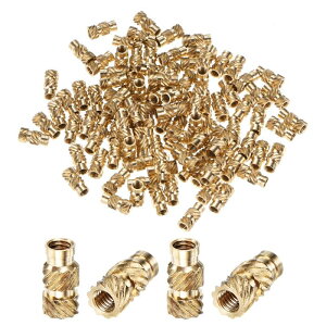 M METERXITY 150����̃l�W���݃C���T�[�g M2.5 x 8mm x 4mm�^�J�������m�u���g���b�N�i�b�g �v���X�`�b�N/DIY 3D�v�����g���i�p�̐^�J�q�[�g�Z�b�g�C���T�[�g���ߍ��݃i�b�g