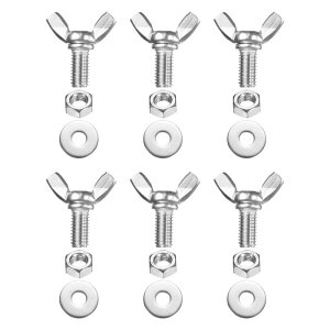 PATIKIL M8-1.25 x 16 mm �E�B���O�o�^�t���C�X�N�����[6�� 304�X�e�����X�X�`�[���E�B���O�i�b�g����у{���g�}�V���t�@�X�i�[�T���n���h�X�N�����[�d�q�@��DIY�c�[���p�V���o�[