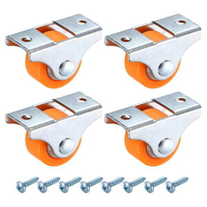 PATIKIL 1�C���`�Œ�L���X�^�[�z�C�[�� �Ƌ�����o�����[��DIY�v���W�F�N�g�p ���^���g�b�v�v���[�g�t���i�C�����{�[���x�A�����O���^���]�L���X�^�[�z�C�[��-4�i�I�����W�j