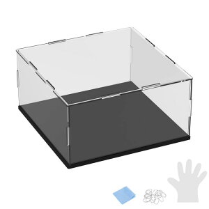 M METERXITY 1�p�b�N�̃A�N�����f�B�X�v���C�P�[�X 7.9x7.9x3.9�C���`/20x20x10cm�̃A�N�����N���A�f�B�X�v���C�P�[�X�{�b�N�X �R���N�V�����p�̍����ؐ��x�[�X�t�� �h�o�V���[�P�[�X[�� �N���A]