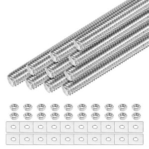 M METERXITY 10-�Z�b�g ���S�˂����b�h M4x45mm 304�X�e�����X�| �E�˂��o�[�X�^�b�h �i�b�g�ƃ��b�V���[�t�� �Ƌ�A���J�[�{���g/�N�����v/U�{���g�p ���g���b�N�˂��t���X�N�����[