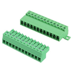 uxcell �X�N�����[�^�[�~�i���u���b�N�R�l�N�^�[12�s��3.81mm�v���b�K�u���d�q���i�d�q300V 8A�\�P�b�g�p�l����H��}�E���g