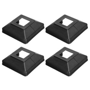 PATIKIL 4 �p�b�N �t�F���X�|�X�g�X�J�[�g 1.2 x 1.2 �C���` �X�N�G�A�����X�^�C�� �f�b�L�|�X�g�x�[�X�J�o�[ �v���X�`�b�N�t�����W�x�[�X�V���[ ���C�����O �t�F���X �K�i�肷�� �|�[�` �p�e�B 