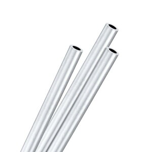 M METERXITY 3�p�b�N400mm 6063�A���~�j�E���ۊǁA5mm ID 8mm OD �V�[�����X�A���~�j�E���`���[�u�A����/���H/DIY�N���t�g�p�A�����X�g���[�g�p�C�v[0.2x0.31x15.75IN]