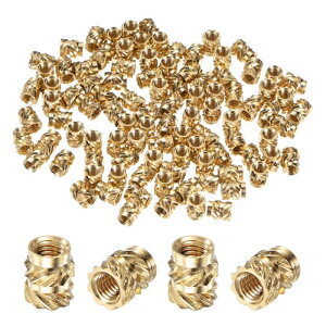 M METERXITY 150����̃l�W���݃C���T�[�g M3 x 6mm x 5mm�^�J�������m�u���g���b�N�i�b�g �v���X�`�b�N/DIY 3D�v�����g���i�p�̐^�J�q�[�g�Z�b�g�C���T�[�g���ߍ��݃i�b�g