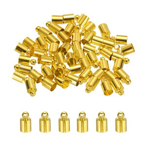 M METERXITY 50�p�b�N�̃^�b�Z���R�[�h�G���h�L���b�v 5mm ID�����O���[�C�����U�[�o�P�b�g�g�R�G���h�`�b�v�r�[�Y�L���b�v ��΃��C�L���O/�u���X���b�g/DIY�y���_���g �R�[�h�I�[�q[���g�[��]