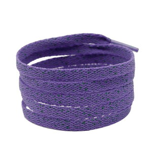 Elerevyo Print Flat Shoelaces for Sneakers Colorful Shoe Laces Art Printed Pattern Shoestring 2 Pair Purple 140cm/55.12