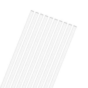 M METERXITY 10�p�b�N �N���A�v���X�`�b�N�`���[�u 1mm[0.04"] ���a x 3 mm[0.12"] �O�a ���Ռ������|���J�[�{�l�[�g�ۃp�C�v ������/�Ɩ�/������/�͌^�p �v���X�`�b�N�`���[�r���O [500mm/19.7IN]