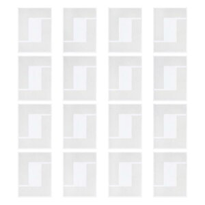 PATIKIL 5S���P�[�V�����}�[�L���O�R�[�i�[ 32��4 x 4 x 1.2�C���`PVC L���^�t���A�}�[�L���O�e�[�v�������q�Ƀf�X�N�e�[�u���g�b�v�p �z���C�g