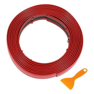 Partuto �E�B���h�E�g�����X�g���b�v�L�b�g �O���Ԃ̃o���p�[ �h�A �{�f�B ���ȔS���� �X�N���b�`�h�~ �����X�e�b�J�[ 9.8ft x 1.18 ���b�h 1 �Z�b�g