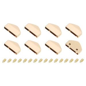 uxcell �������x���g�o�b�N���[���`�b�v8�� 0.98�C���`���܊p�`�E�F�r���O�W�b�p�[�`�b�v�N���b�v�o�b�N���i�l�W�t���j DIY��|���z�x���g�C���p ���C�g���F