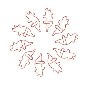 GLIDESMOOTH �y�[�p�[�N���b�v �����N���b�v ���� �u�b�N�}�[�N ���ސ���/���ҏ�/�t�/�莆/�������p ���[�� �I�t�B�X ���� �F���L�x �X�^�C�������l �I�t�B�X�p�i 10�Z�b�g ���� �ԐF ����